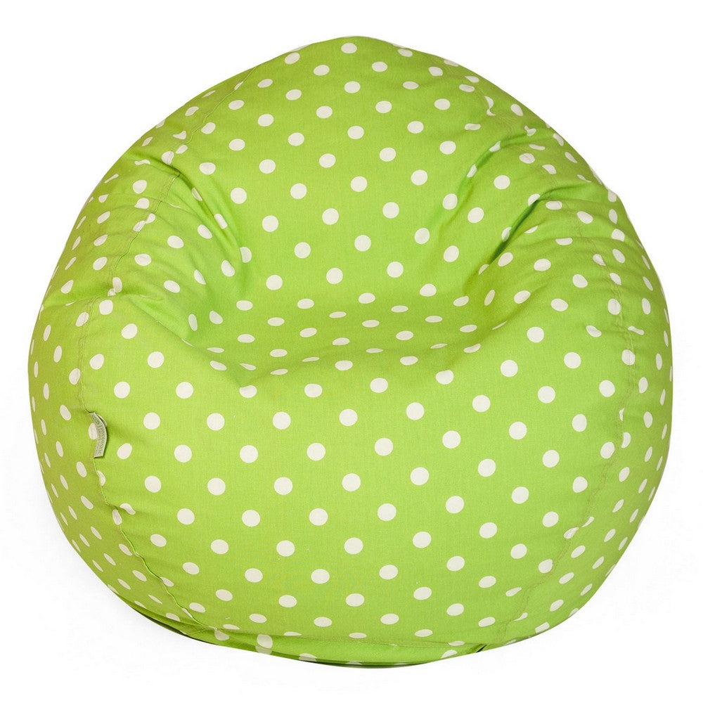 Flash Furniture - Small Bean Bag Chair - Purple Dot