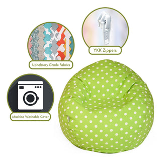 Small Polka Dot Bean Bag Chair
