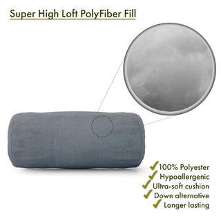 Solid Round Bolster Pillow