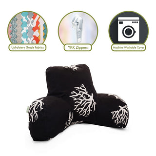 Coral Reading Pillow