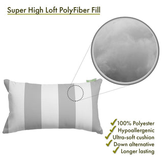 Vertical Stripe Small Pillow