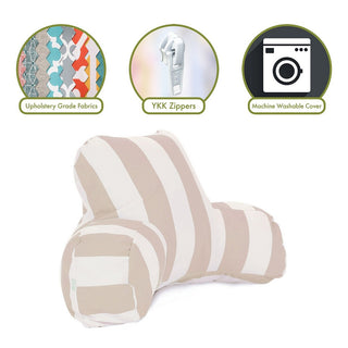 Vertical Stripe Reading Pillow