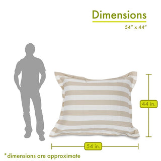 Vertical Stripe Floor Pillow