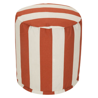 Vertical Stripe Pouf
