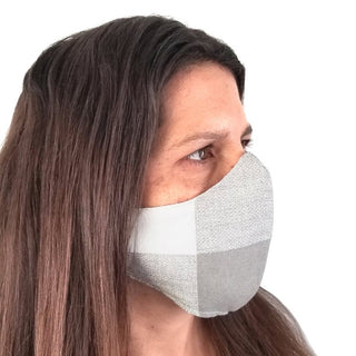Anderson Check Cotton Face Mask