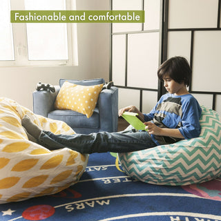Vertical Stripe Bean Bag Chair