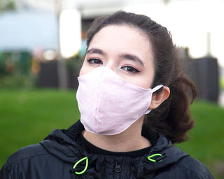 Heathered Cotton Face Mask