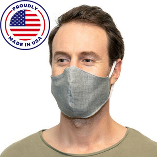 Heathered Cotton Face Mask