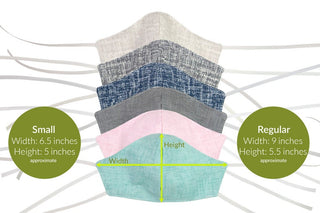 Heathered Cotton Face Mask