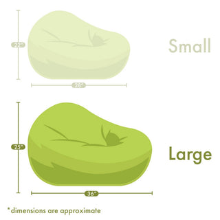 Citrus Blooms Large Bean Bag Chair