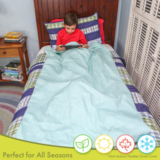 Palette Heathered Duvet Cover
